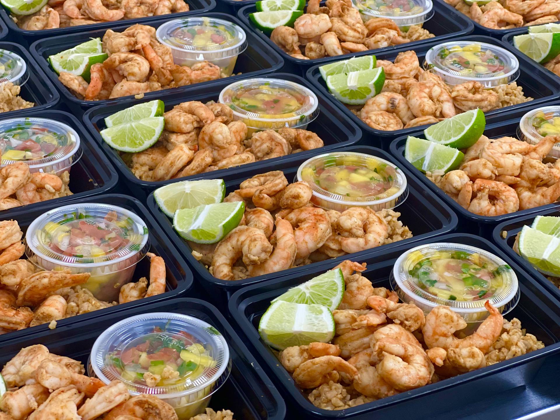 Chili Lime Shrimp with Mango Salsa