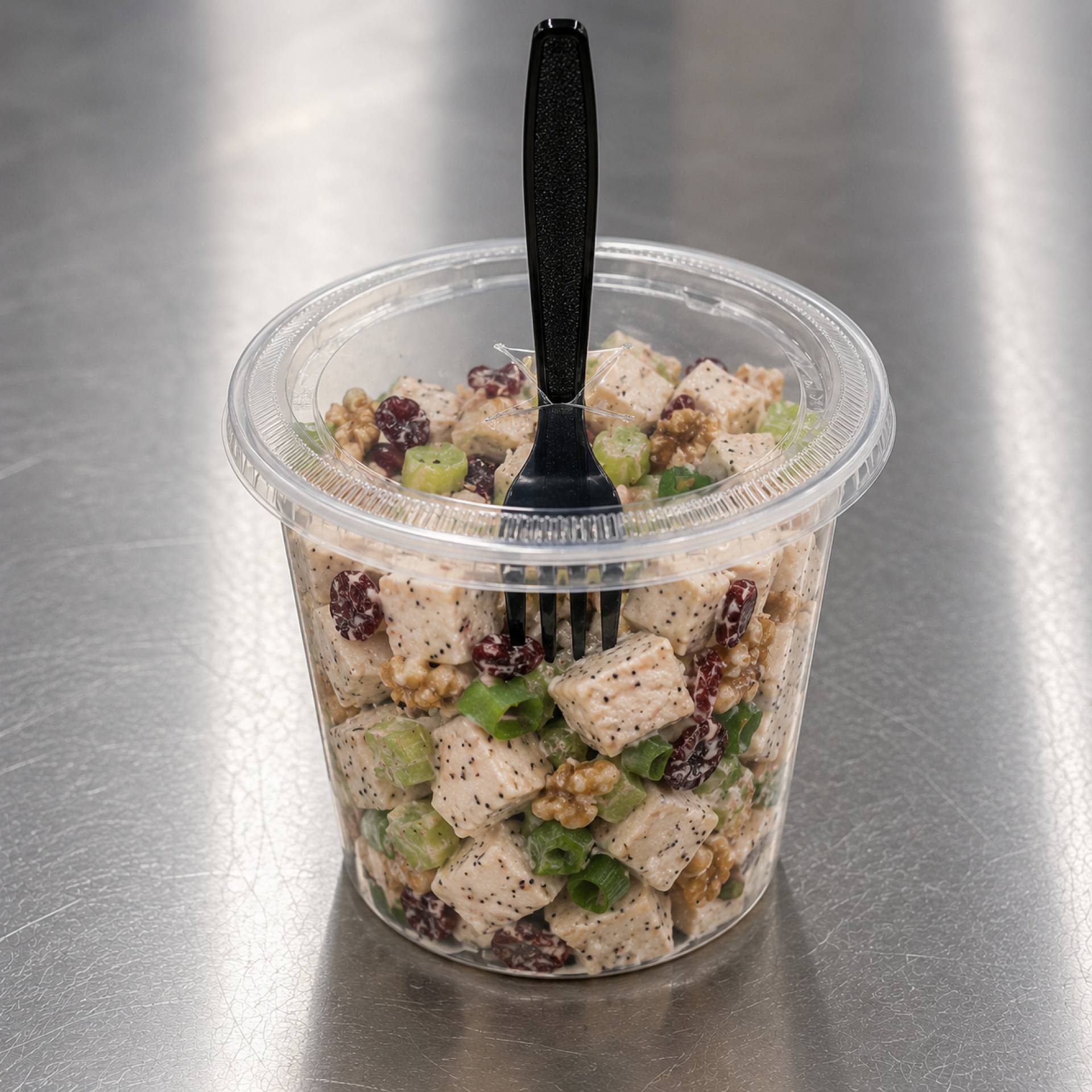 Sweet Summer Chopped Chicken Salad w/ Strawberry Poppyseed Dressing