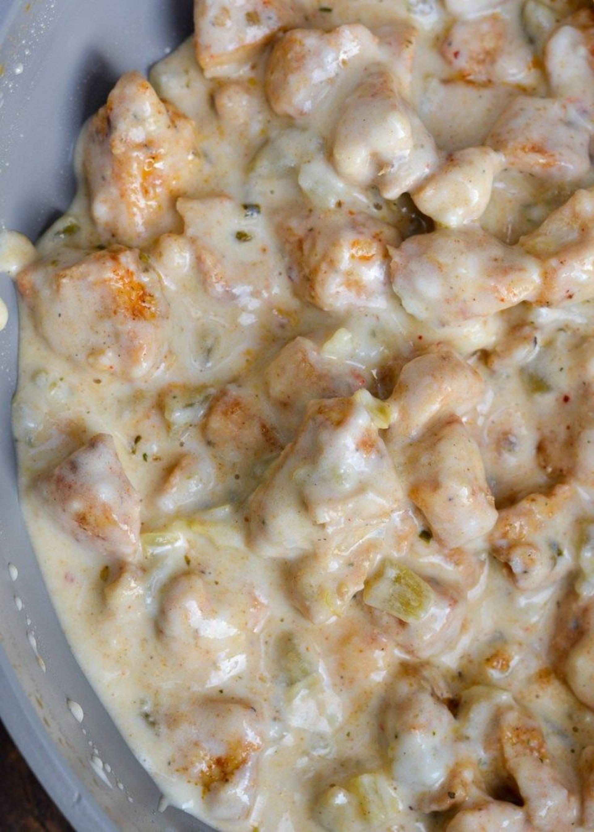 Keto Pollo Con Queso with Cauliflower Rice