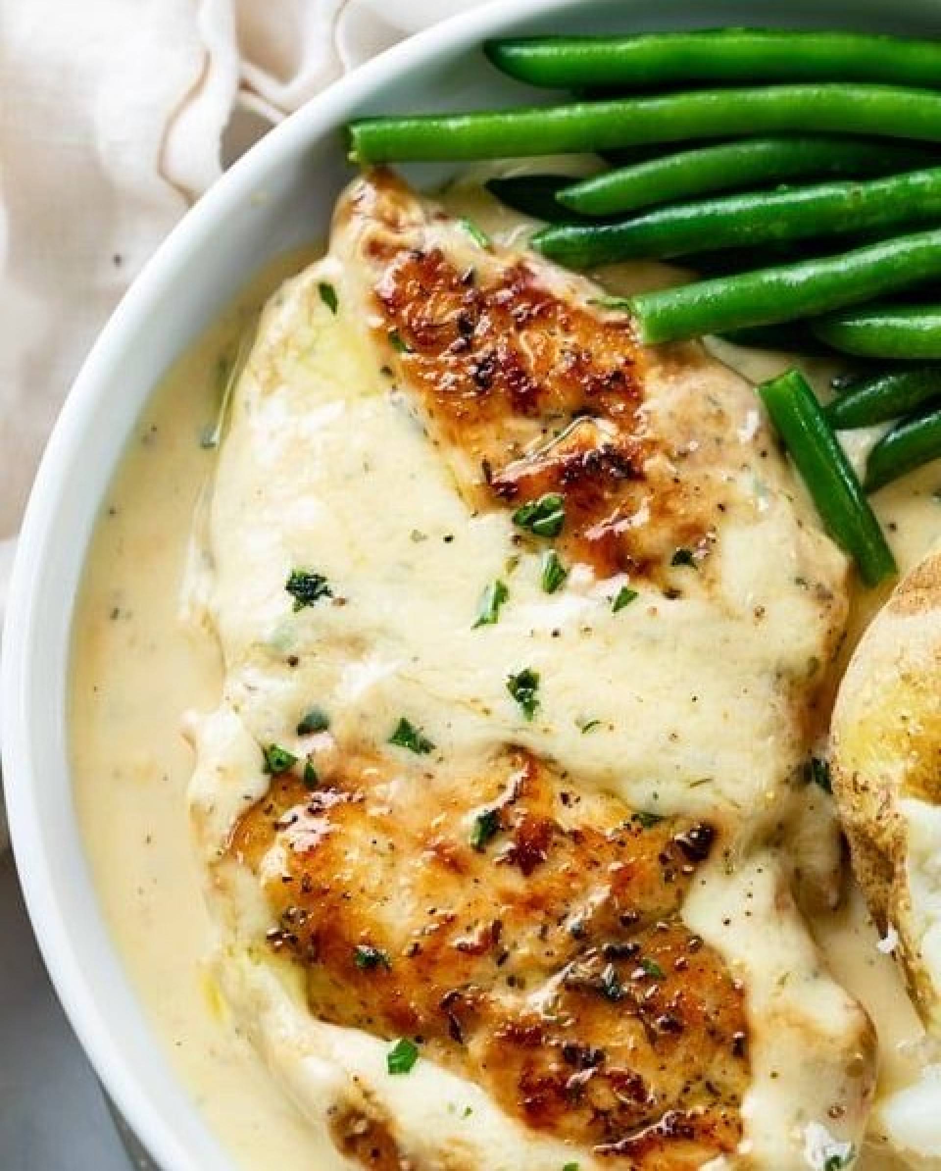 Creamy Ranch Chicken with Green Beans
