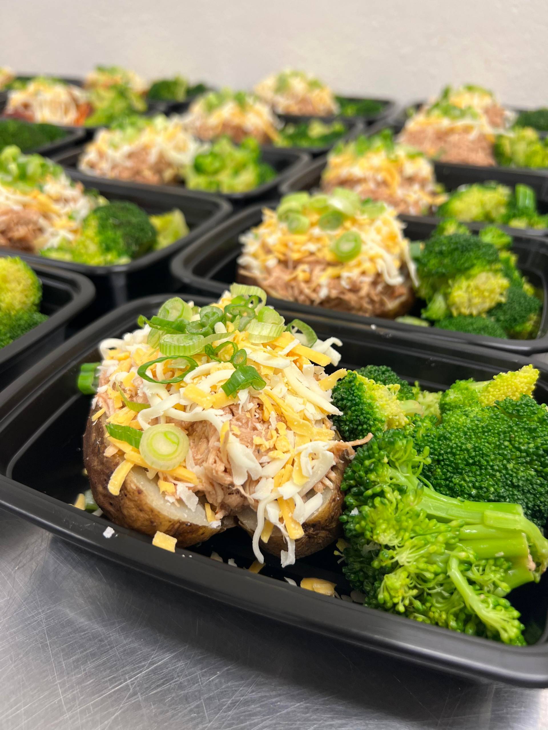 BBQ Chicken Stuffed Baked Potato