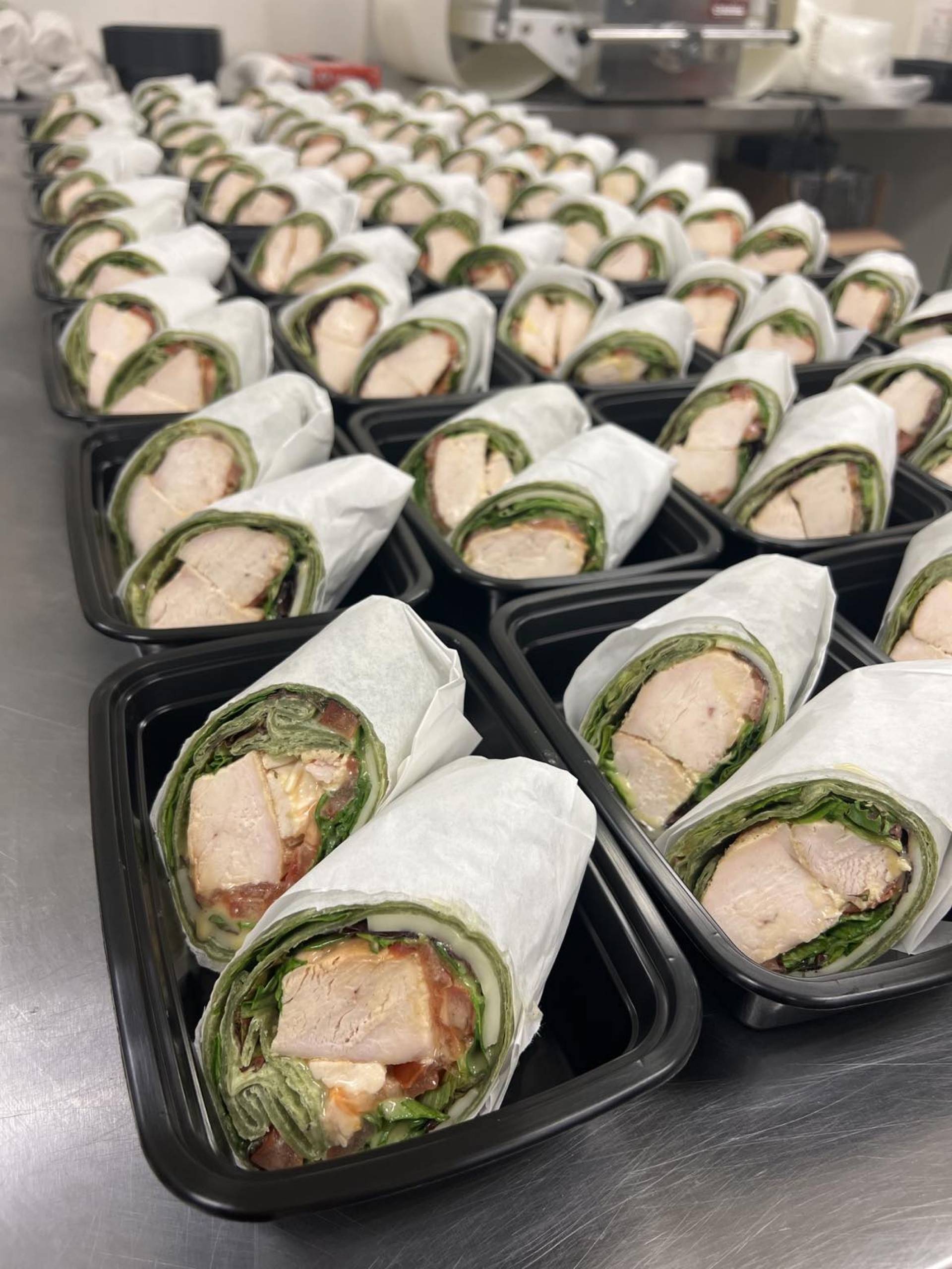 Honey Mustard Chicken Wrap (Gluten Free) Precision Prep Visalia