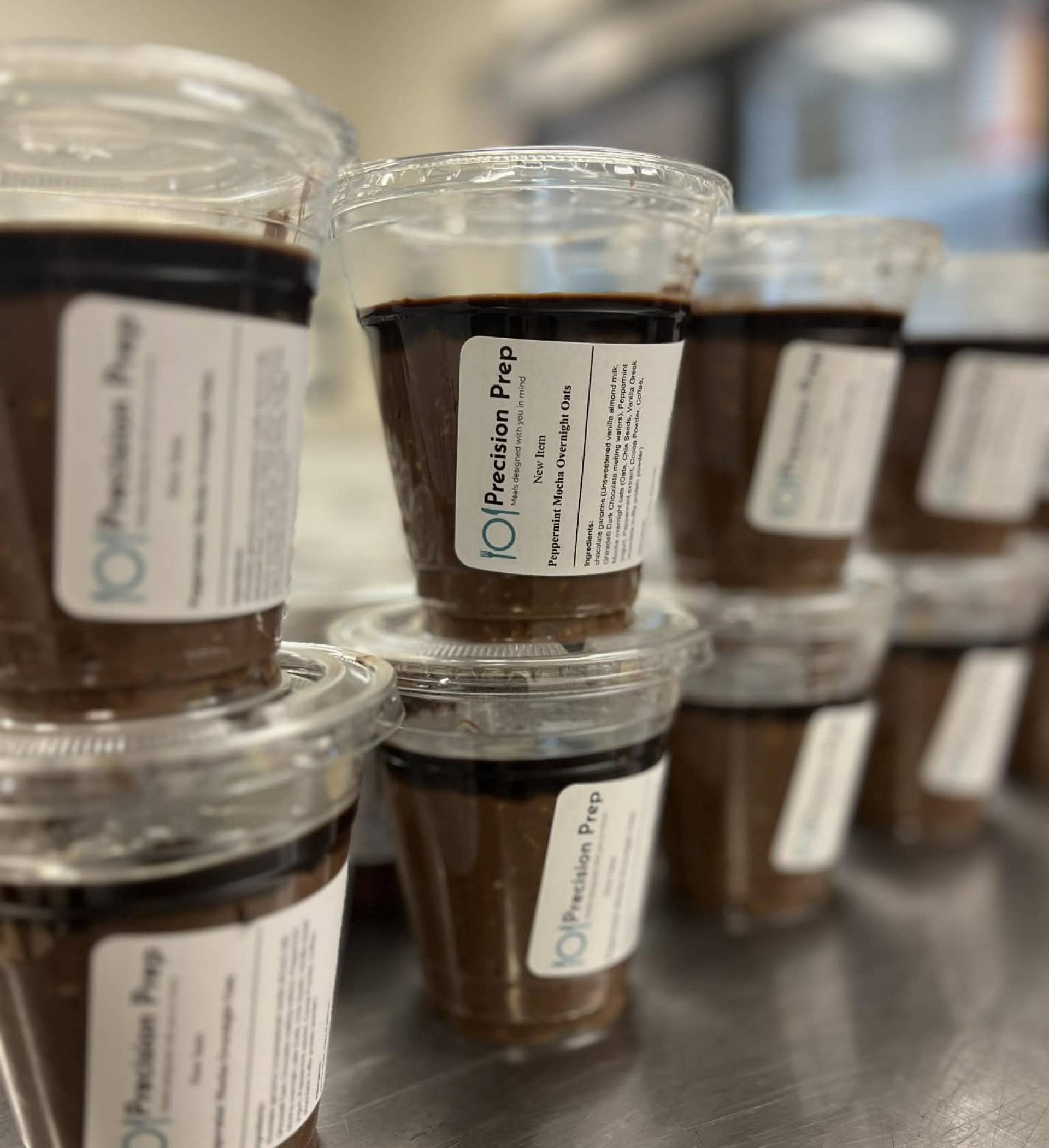 Peppermint Mocha Overnight Oats