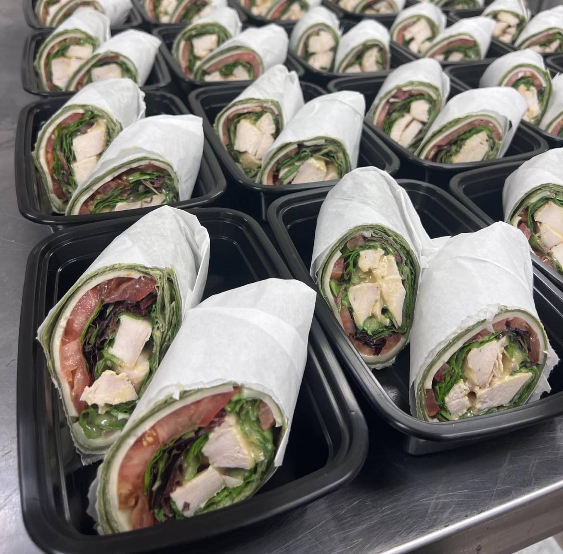 Honey Mustard Chicken Spinach Wrap