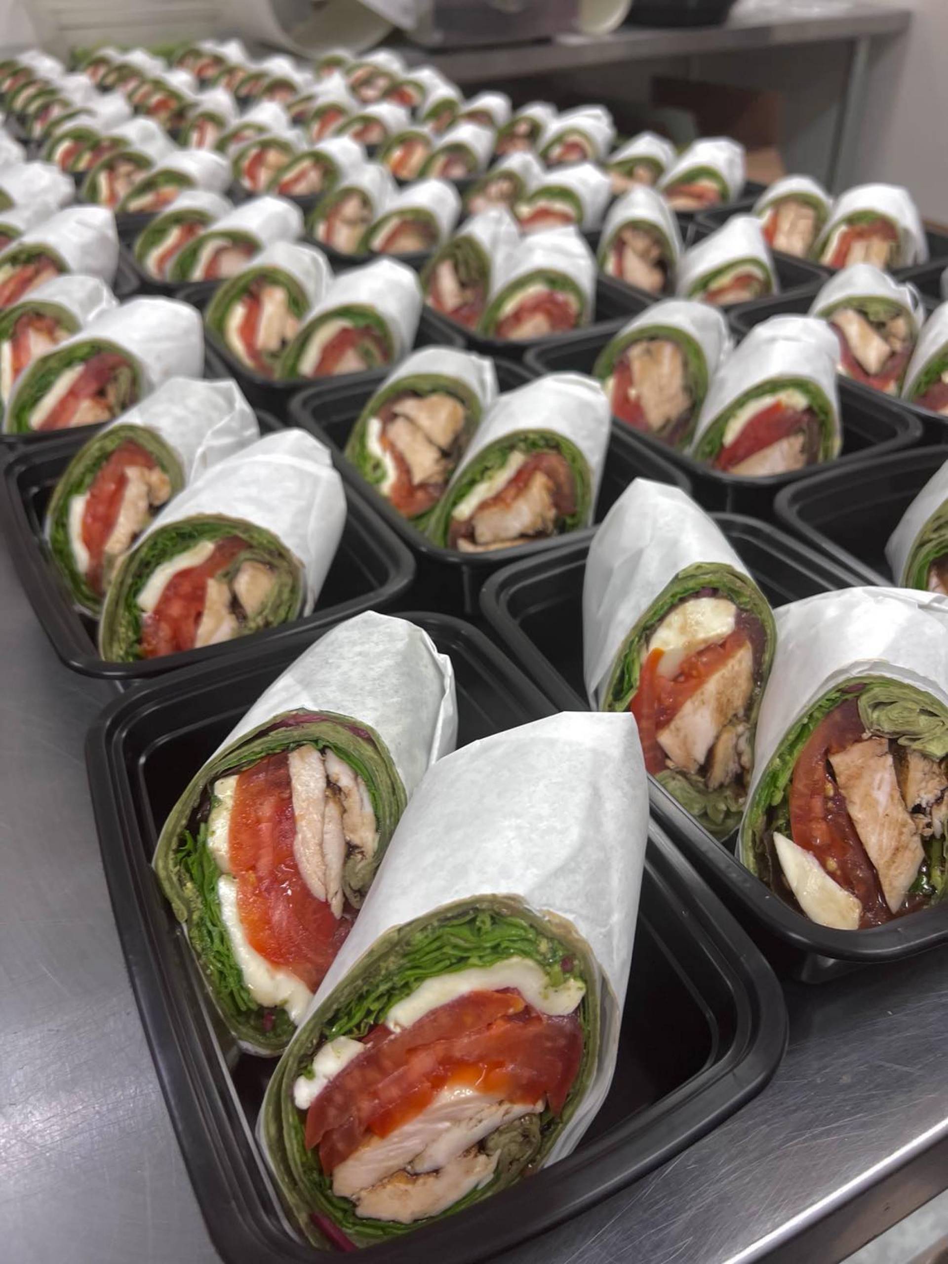 Caprese Chicken Wrap