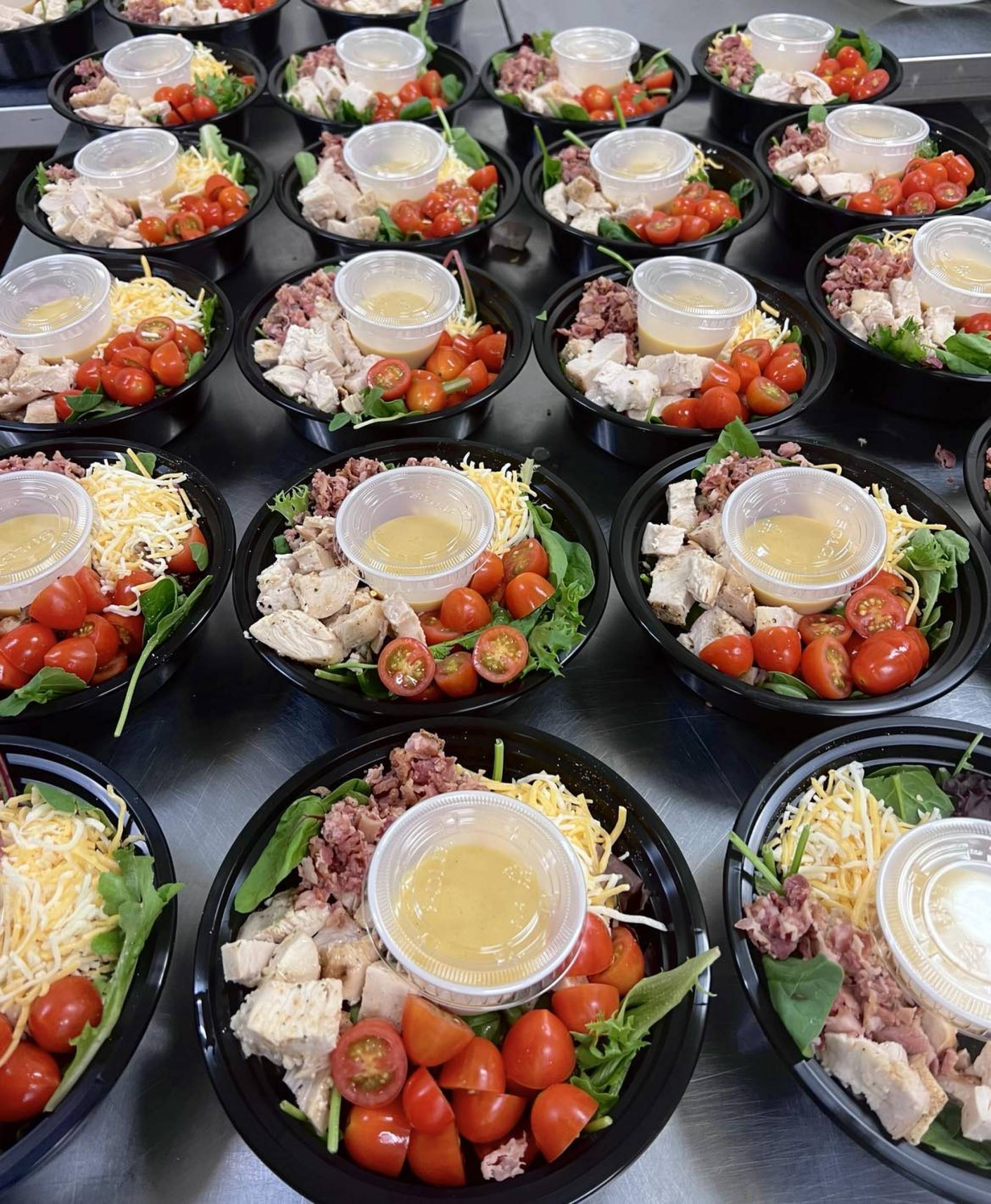 Chicken & Bacon Honey Mustard Salad