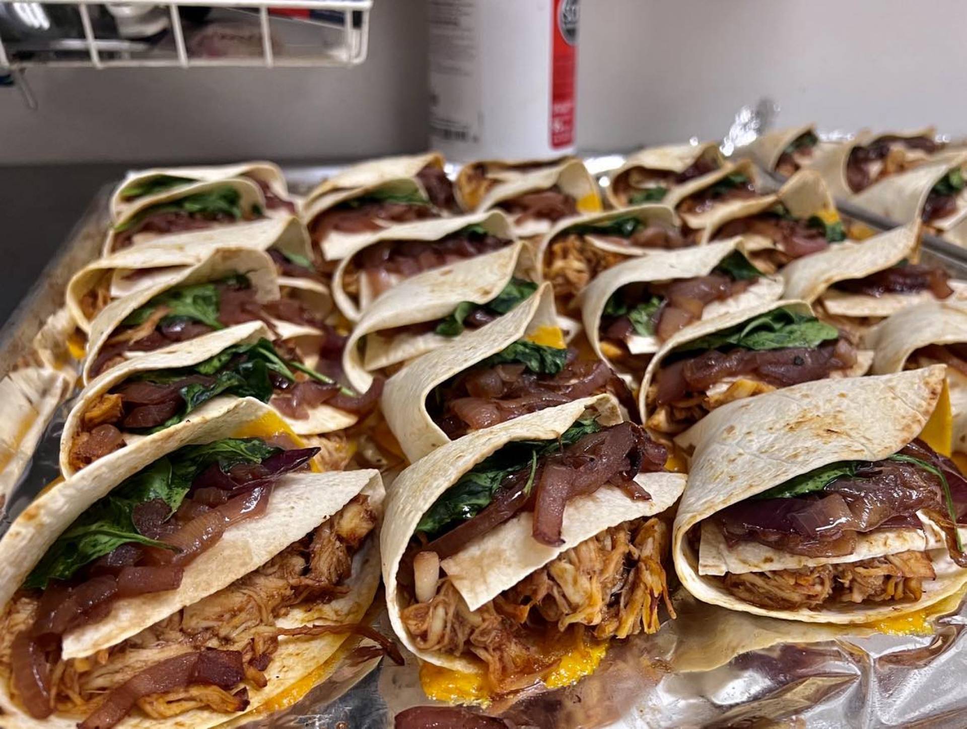 BBQ Shredded Chicken Tortilla Pocket