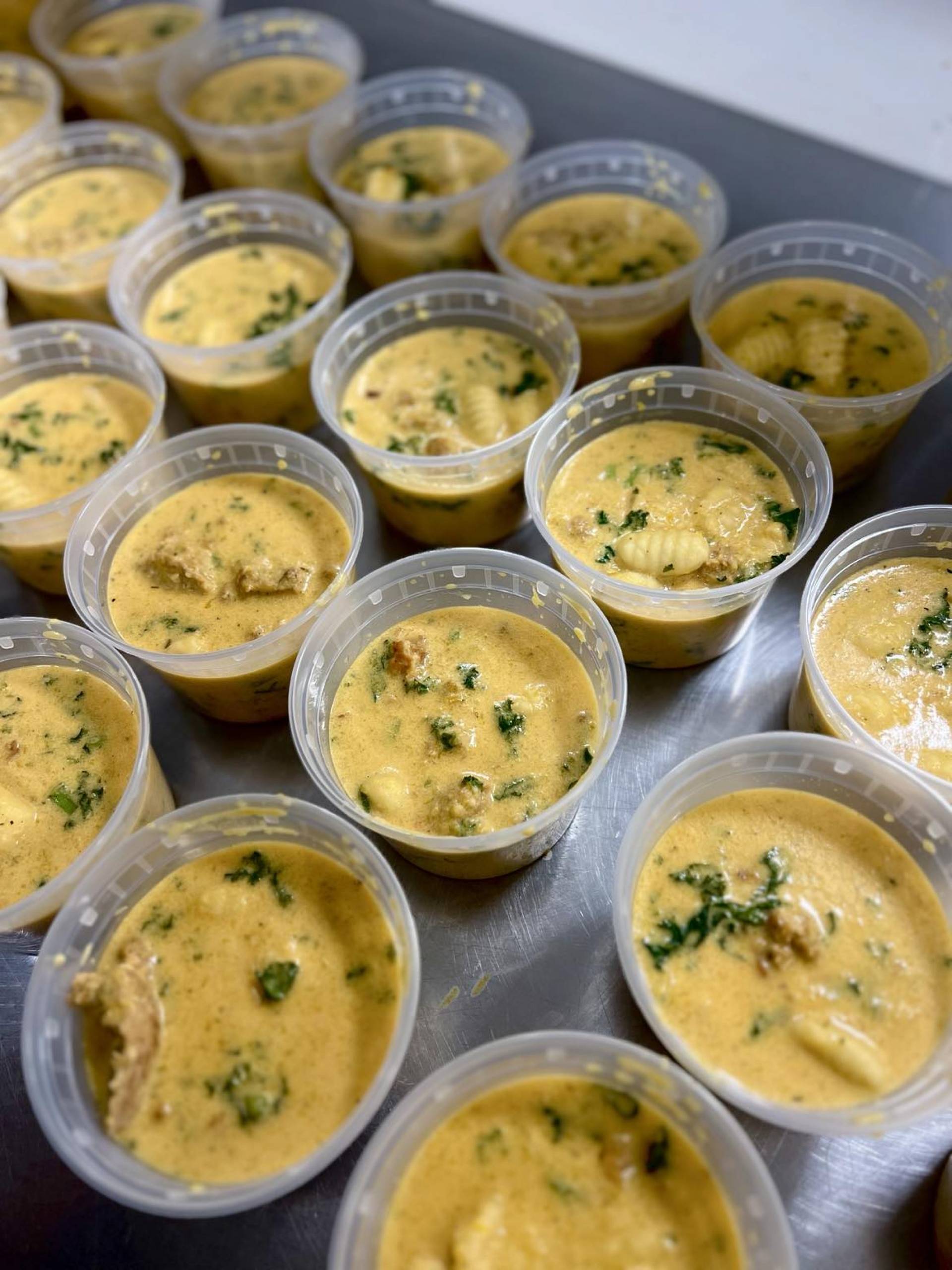 Butternut Squash Gnocchi Soup with Sausage
