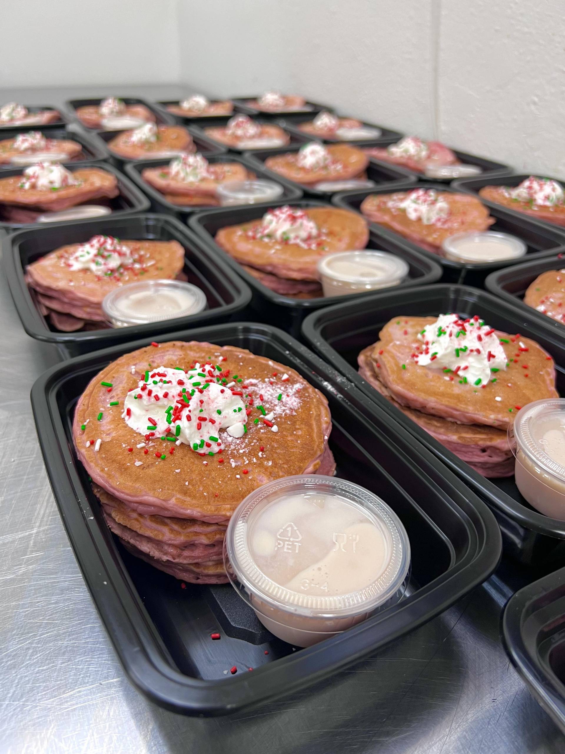Peppermint Protein Pancakes
