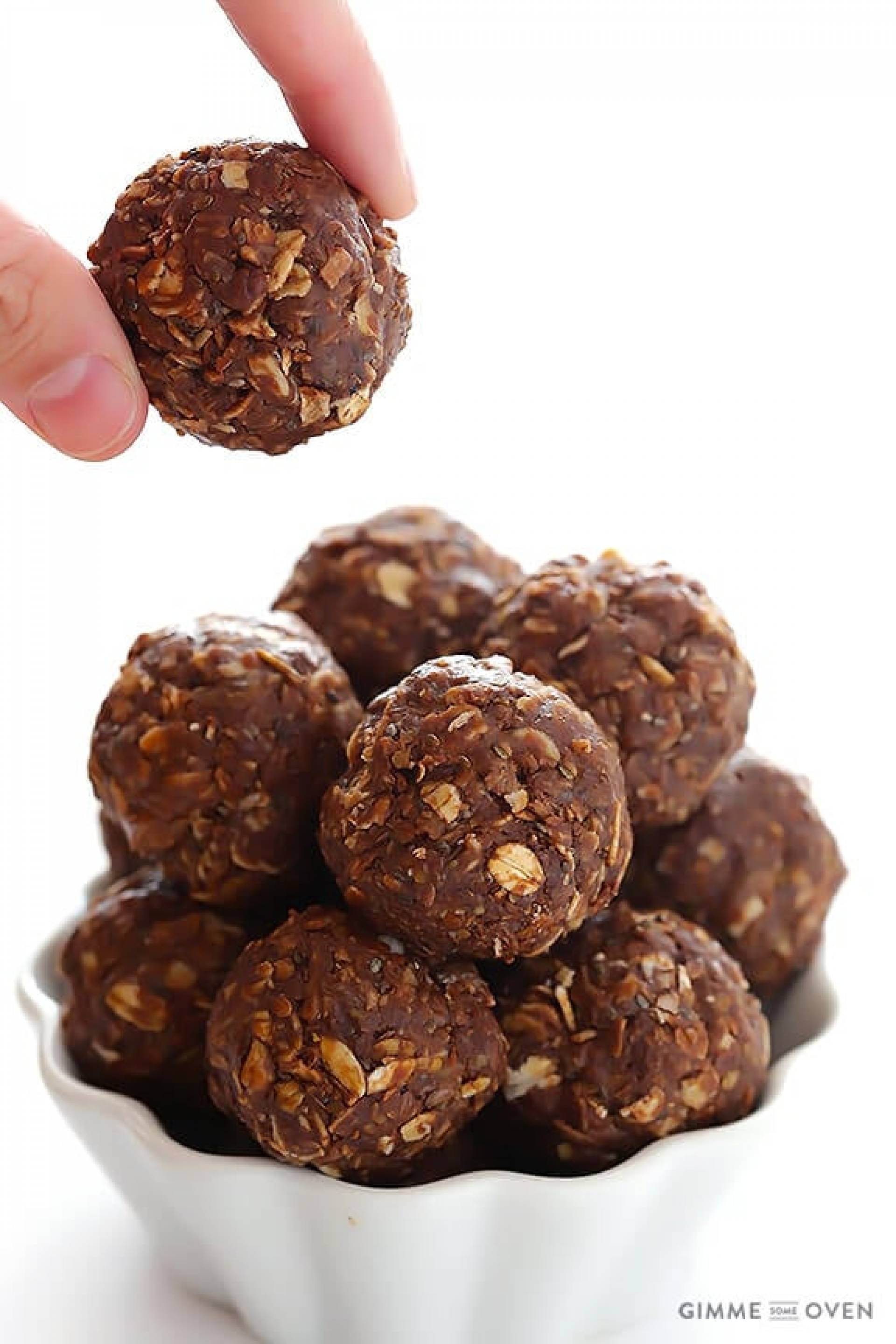 Chocolate Peanut Butter Protein Bites