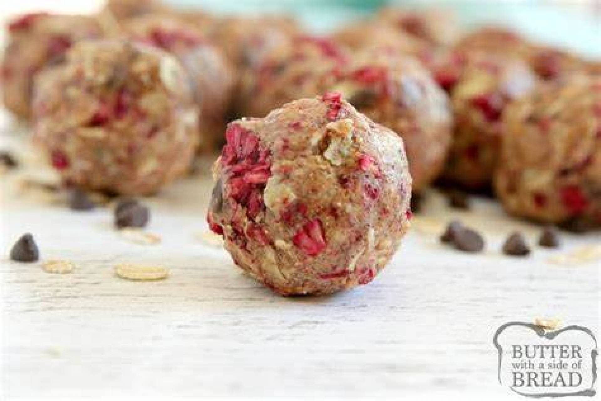 Chocolate Strawberry Protein Balls