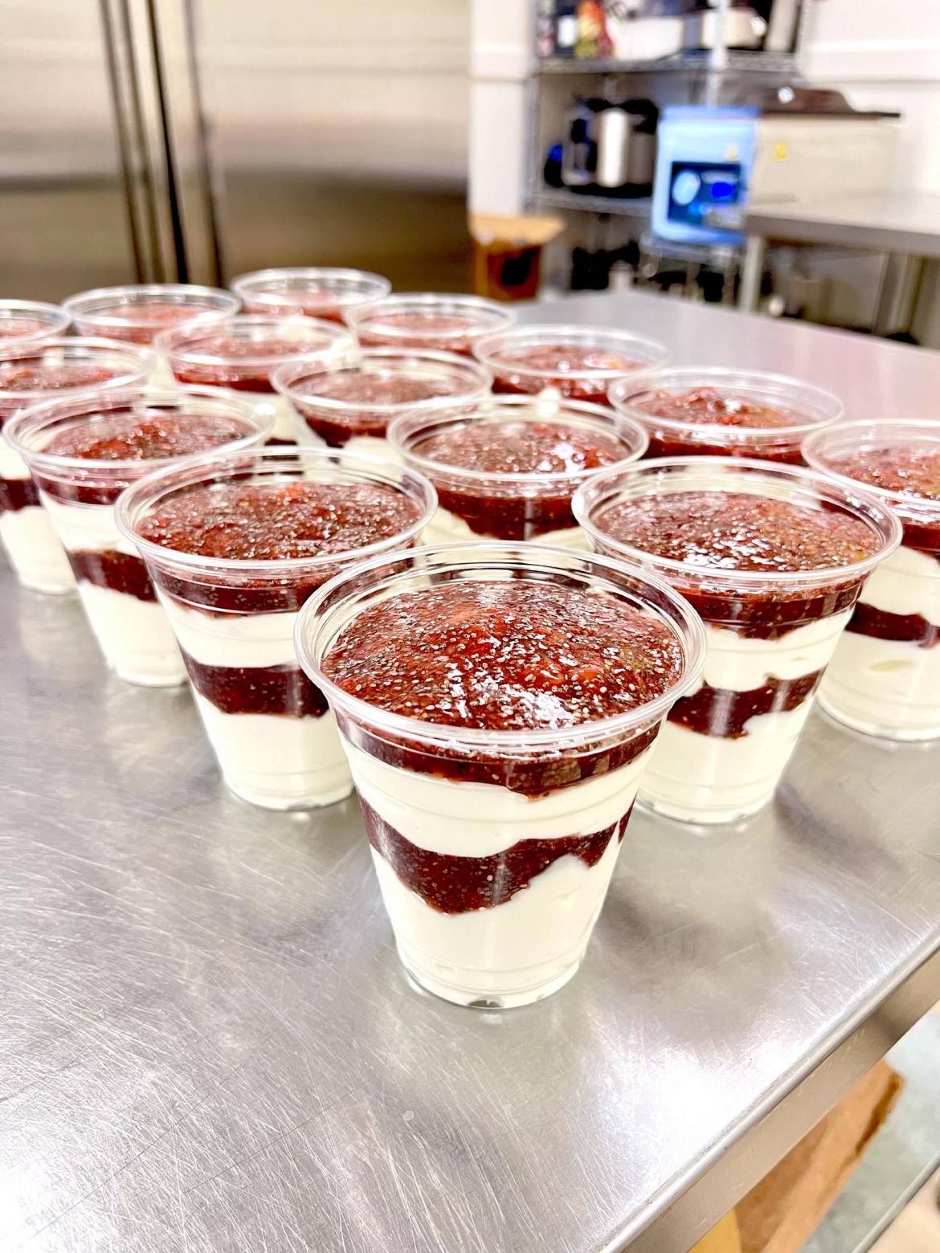 Strawberry Vanilla Swirl Parfait
