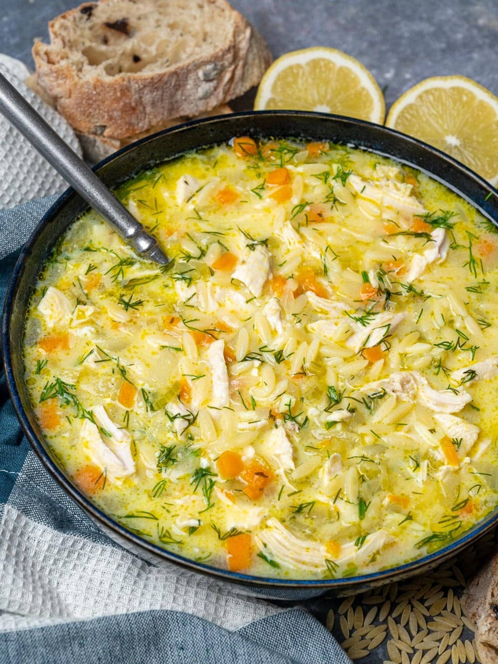 Greek Lemon Chicken Soup