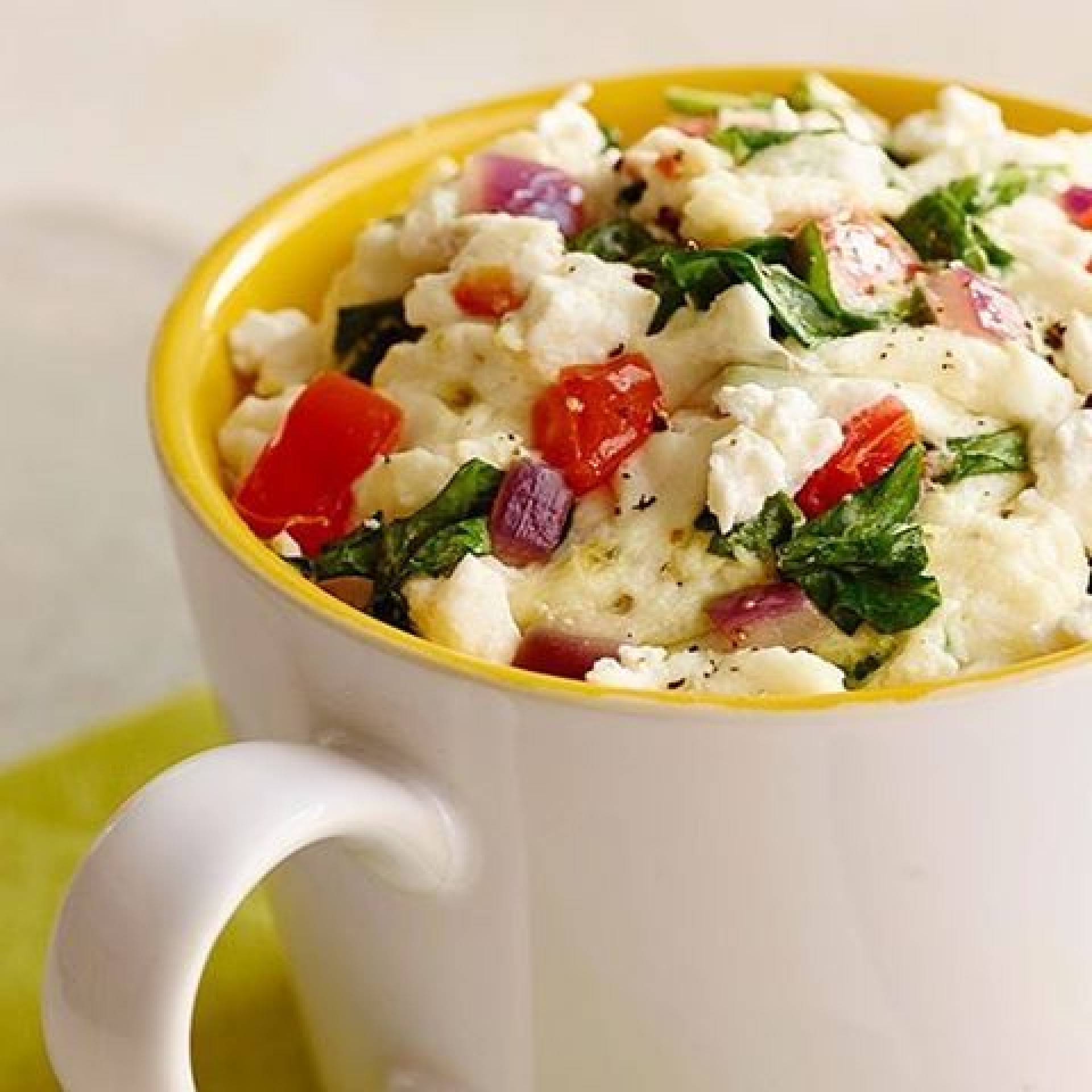 Egg White and Feta Scramble On-the-Go