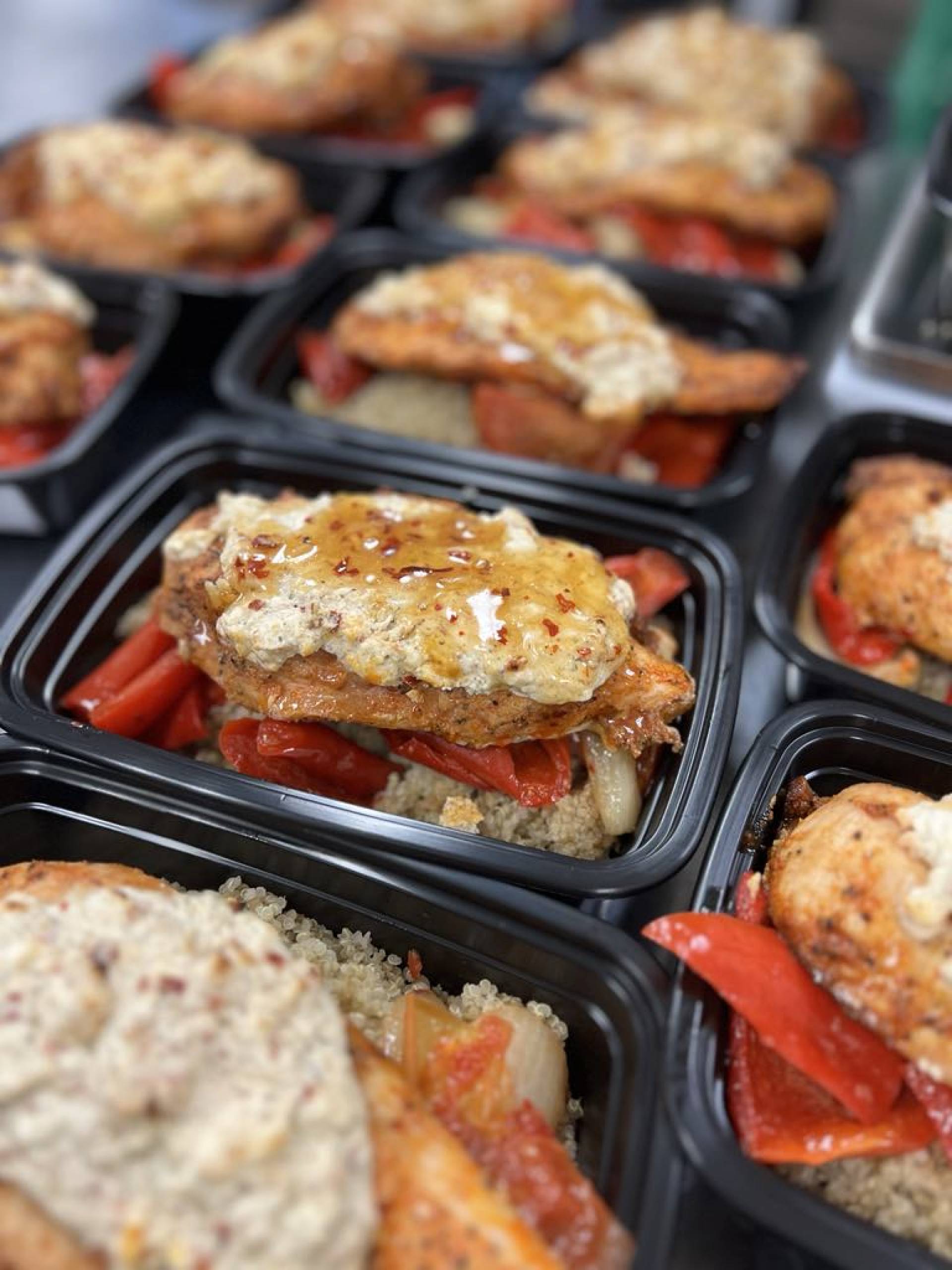 Hot Honey Feta Baked Chicken