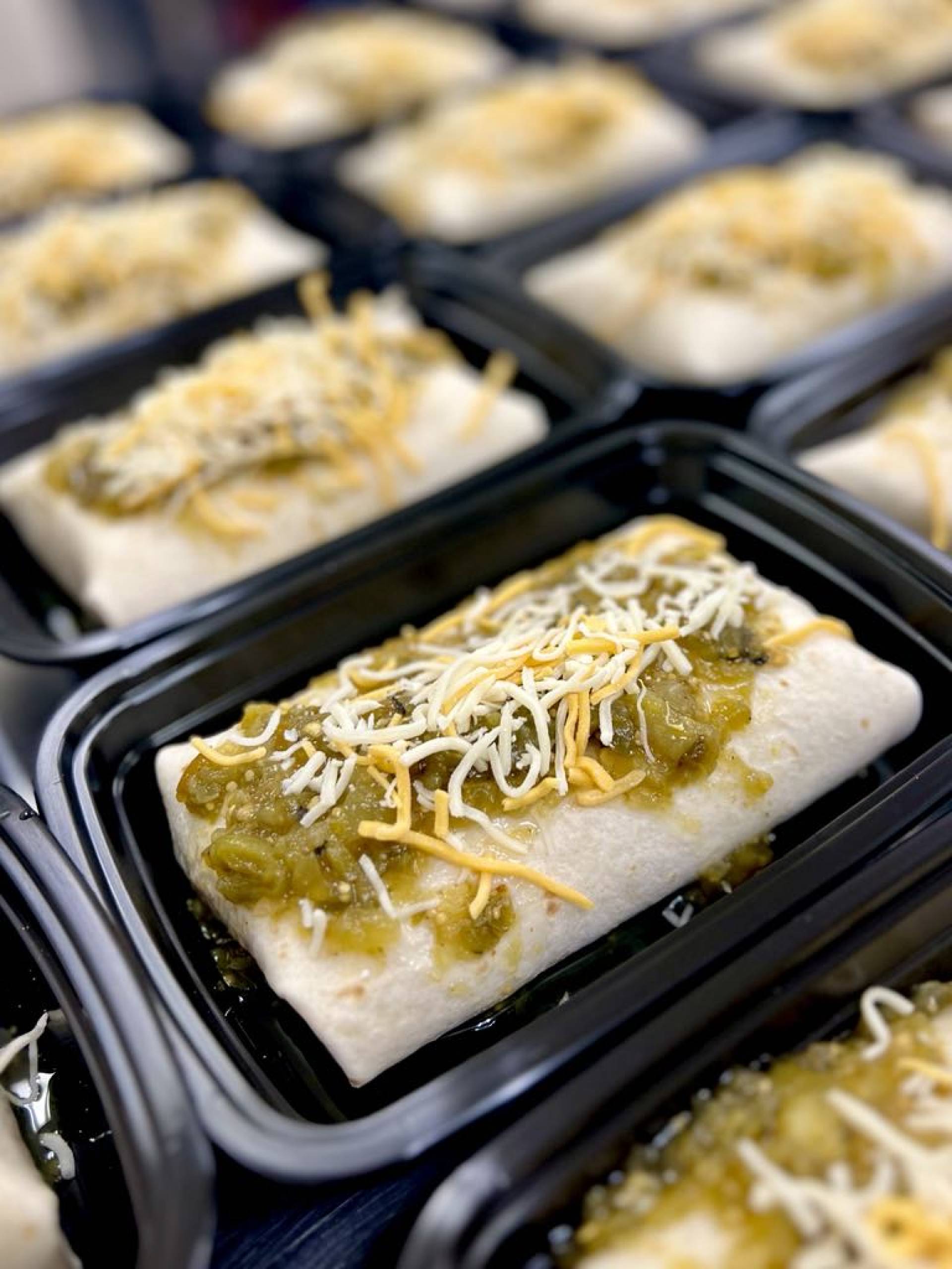 Green Chili Breakfast Wet Burrito