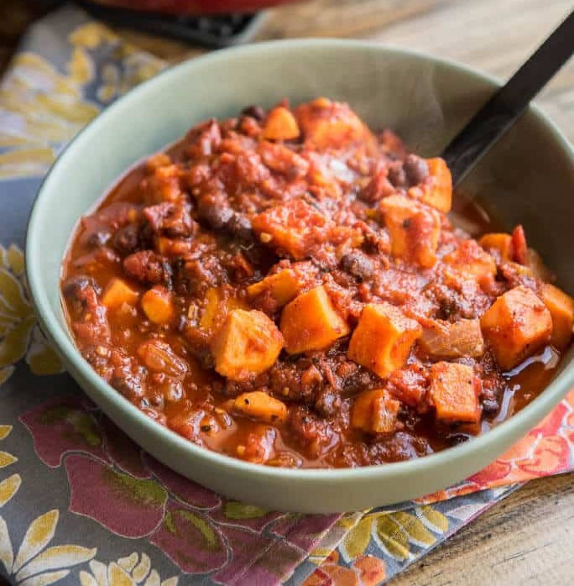 Sweet Potato and Turkey Chili