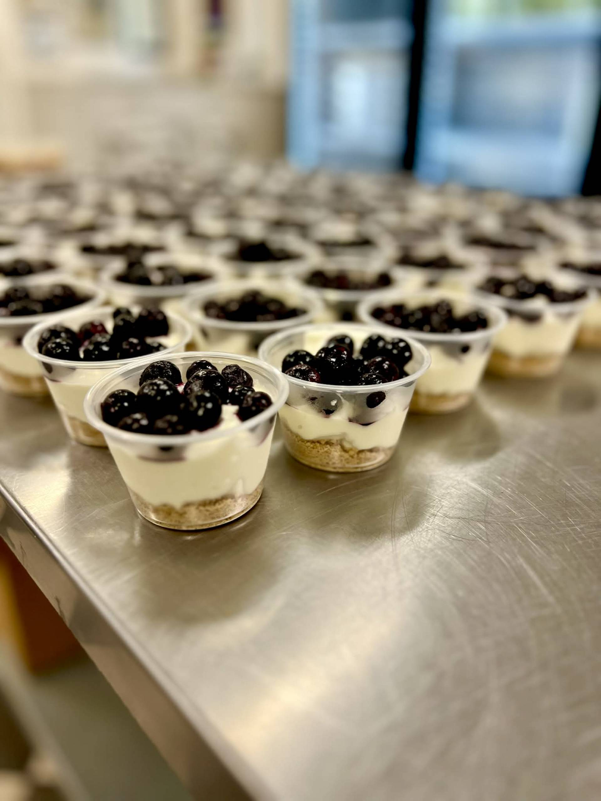 Mini Greek Yogurt Cheesecake Cups