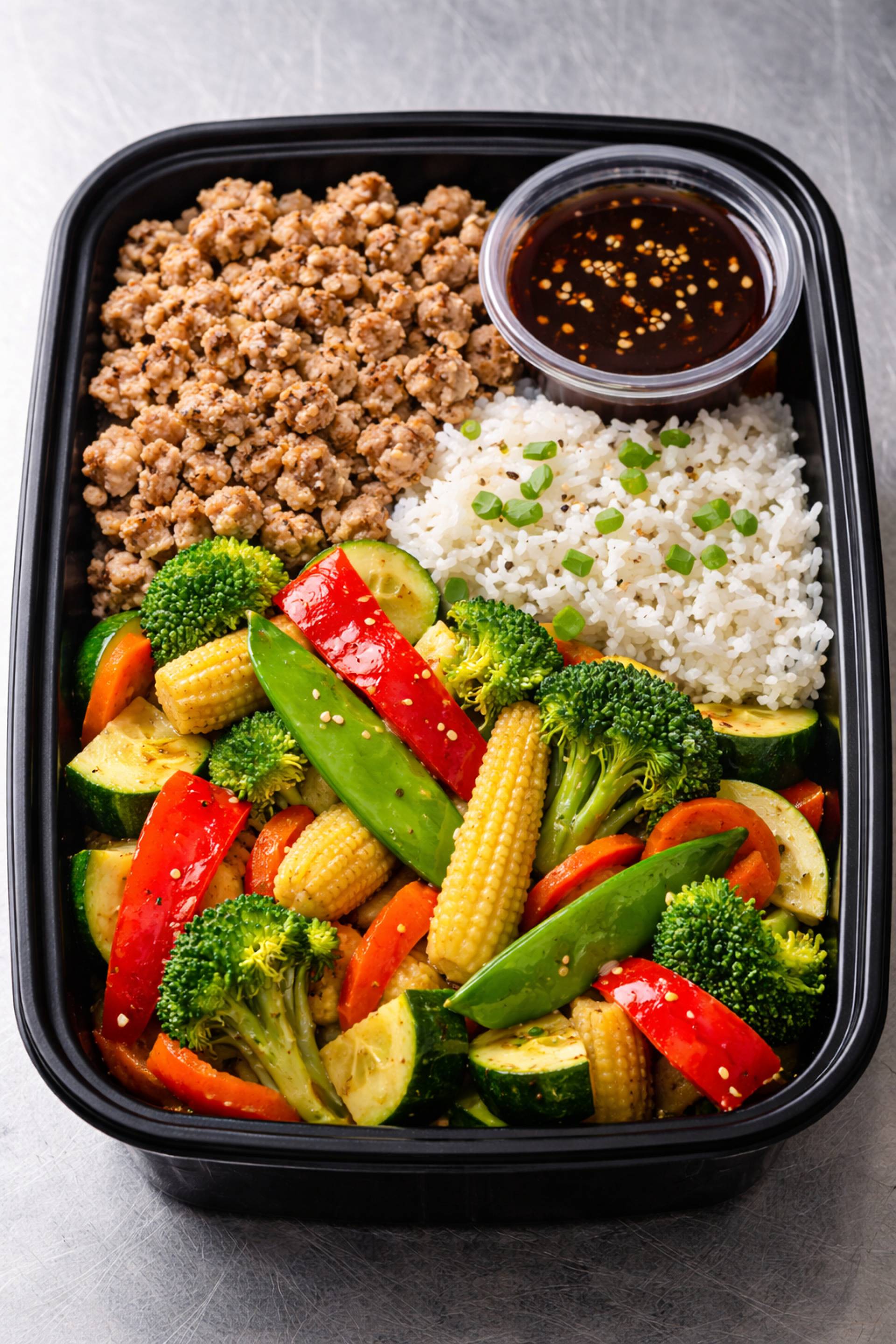 Ground Turkey Teriyaki Bowl