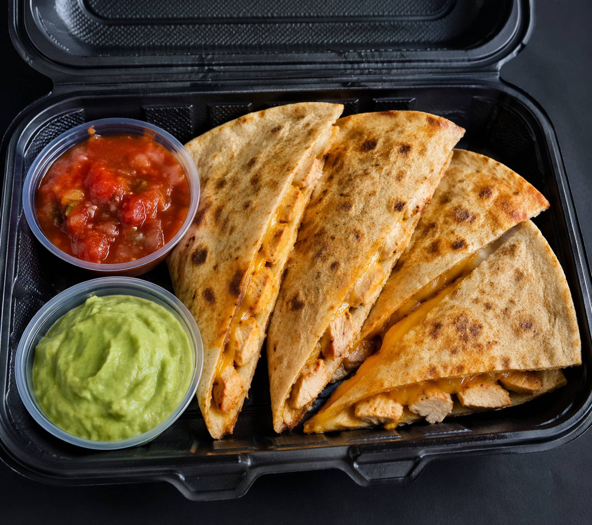 Chicken and Cheese Quesadilla