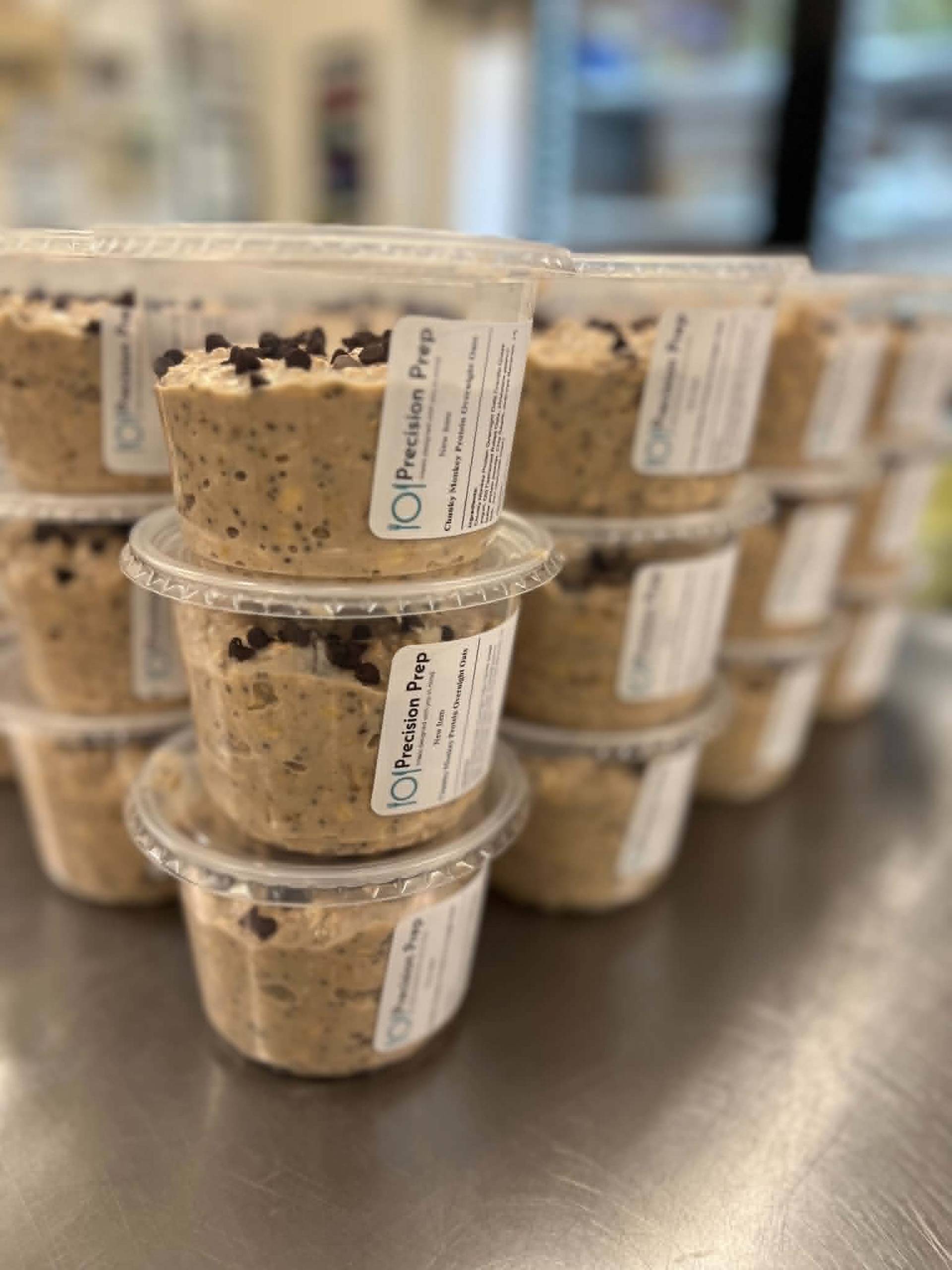 Chunky Monkey Protein Overnight Oats