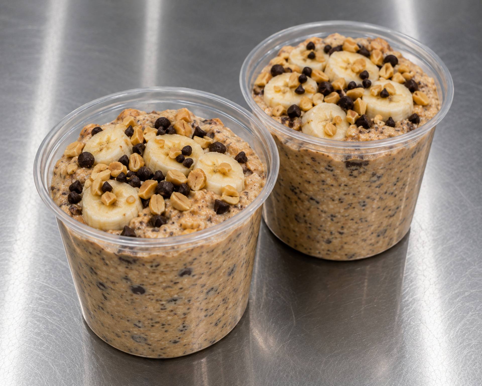Chunky Monkey Protein Overnight Oats