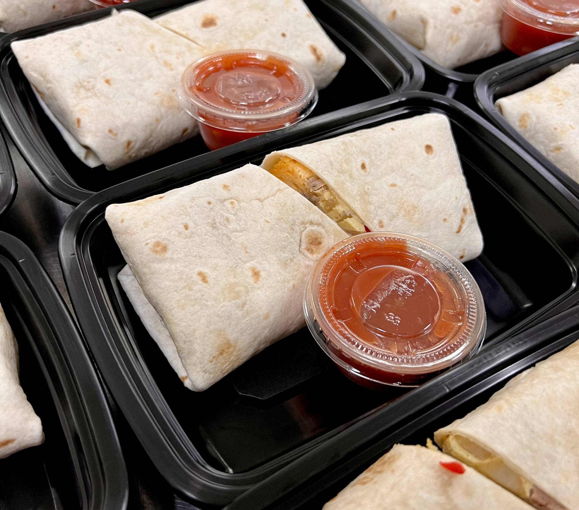 Turkey Sausage Breakfast Burrito