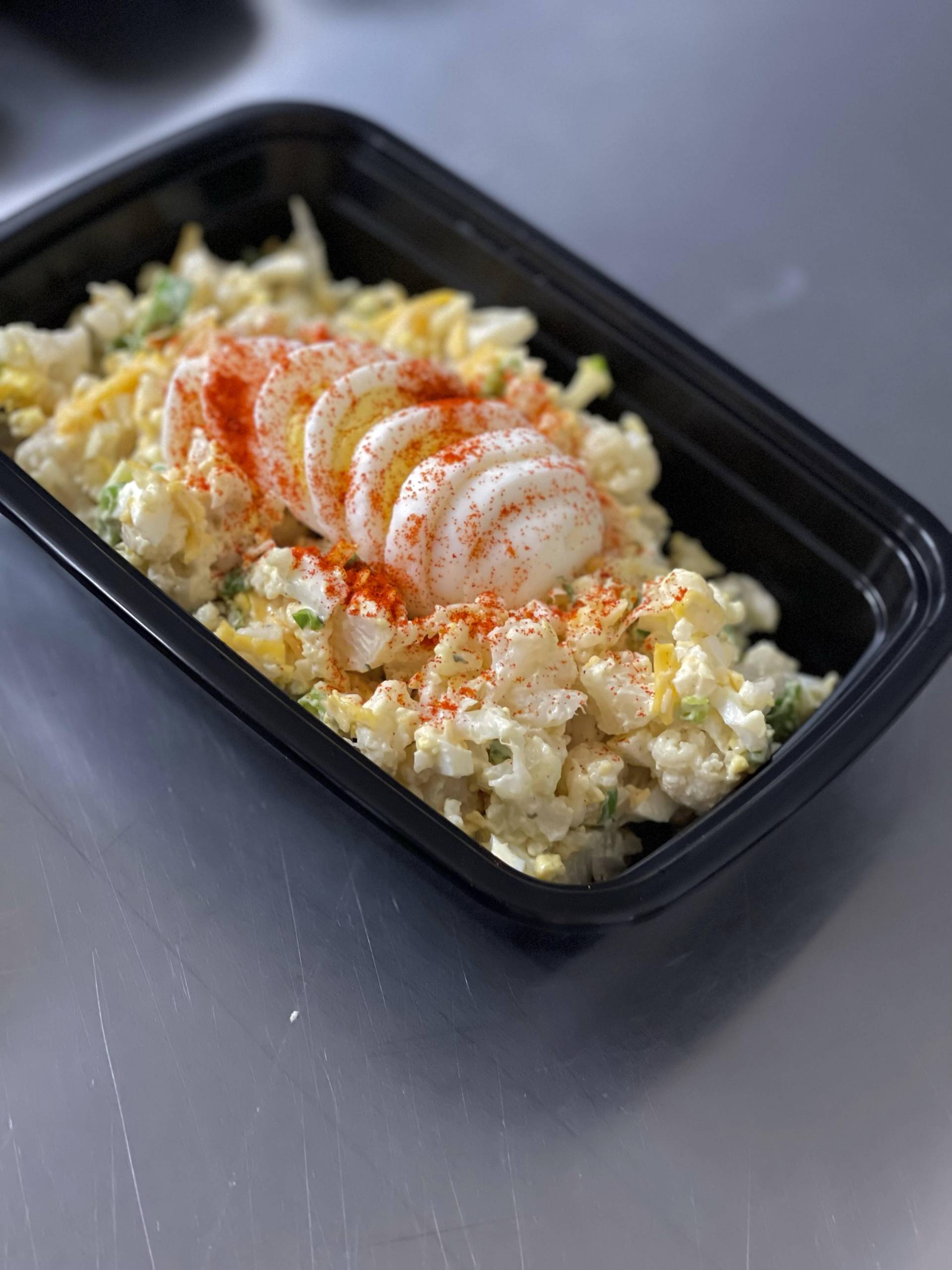 Vegetarian Loaded Cauliflower 'Potato' Salad