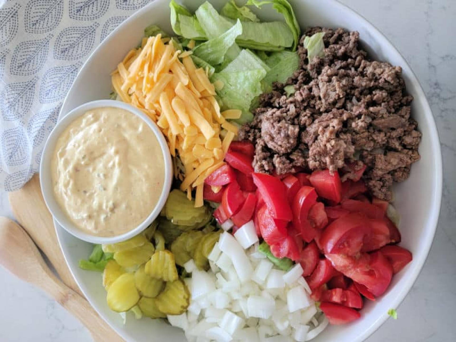 Impossible Big Mac Salad