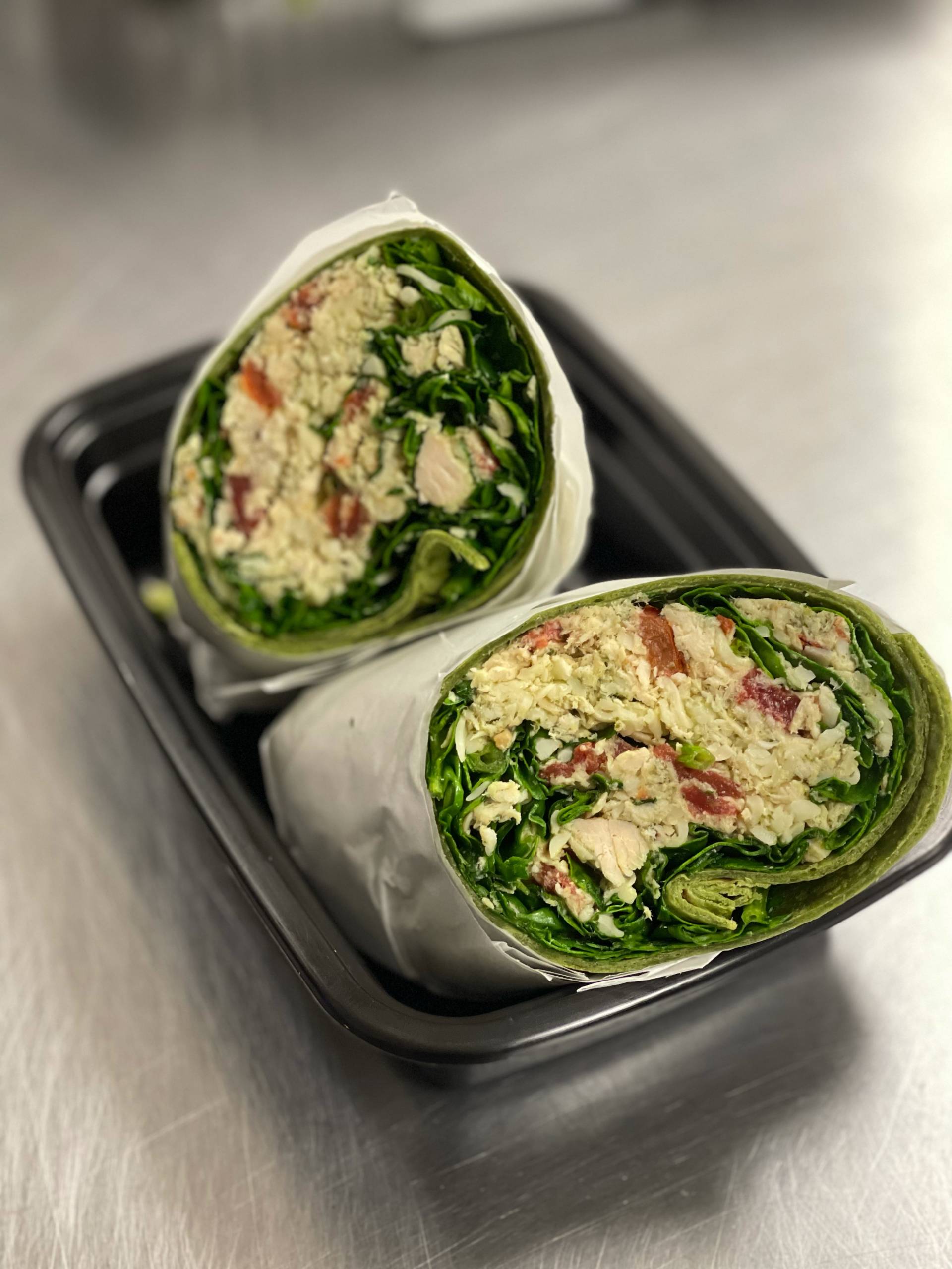 Pesto Chicken Wrap