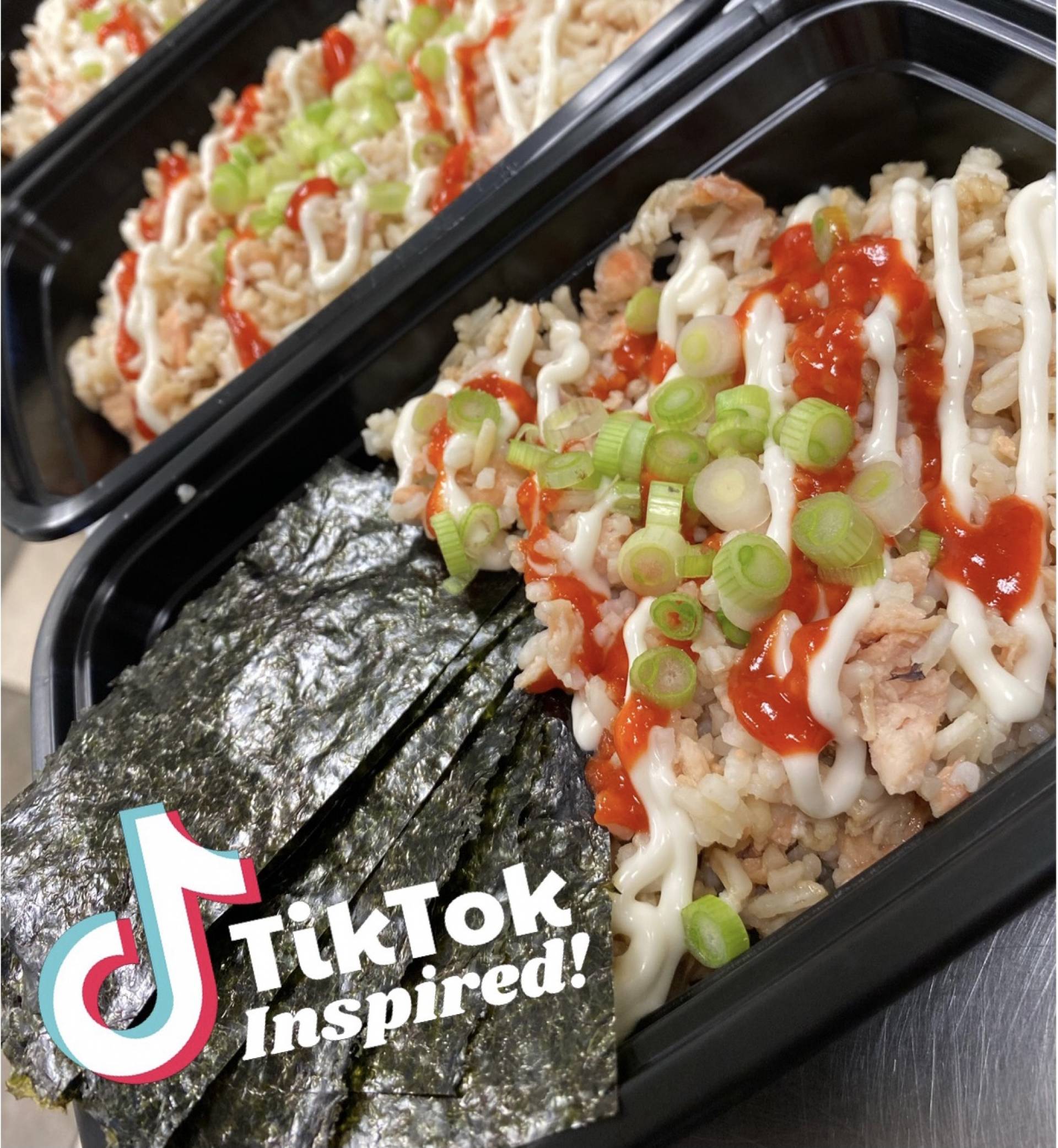 Spicy Salmon and Rice with Nori