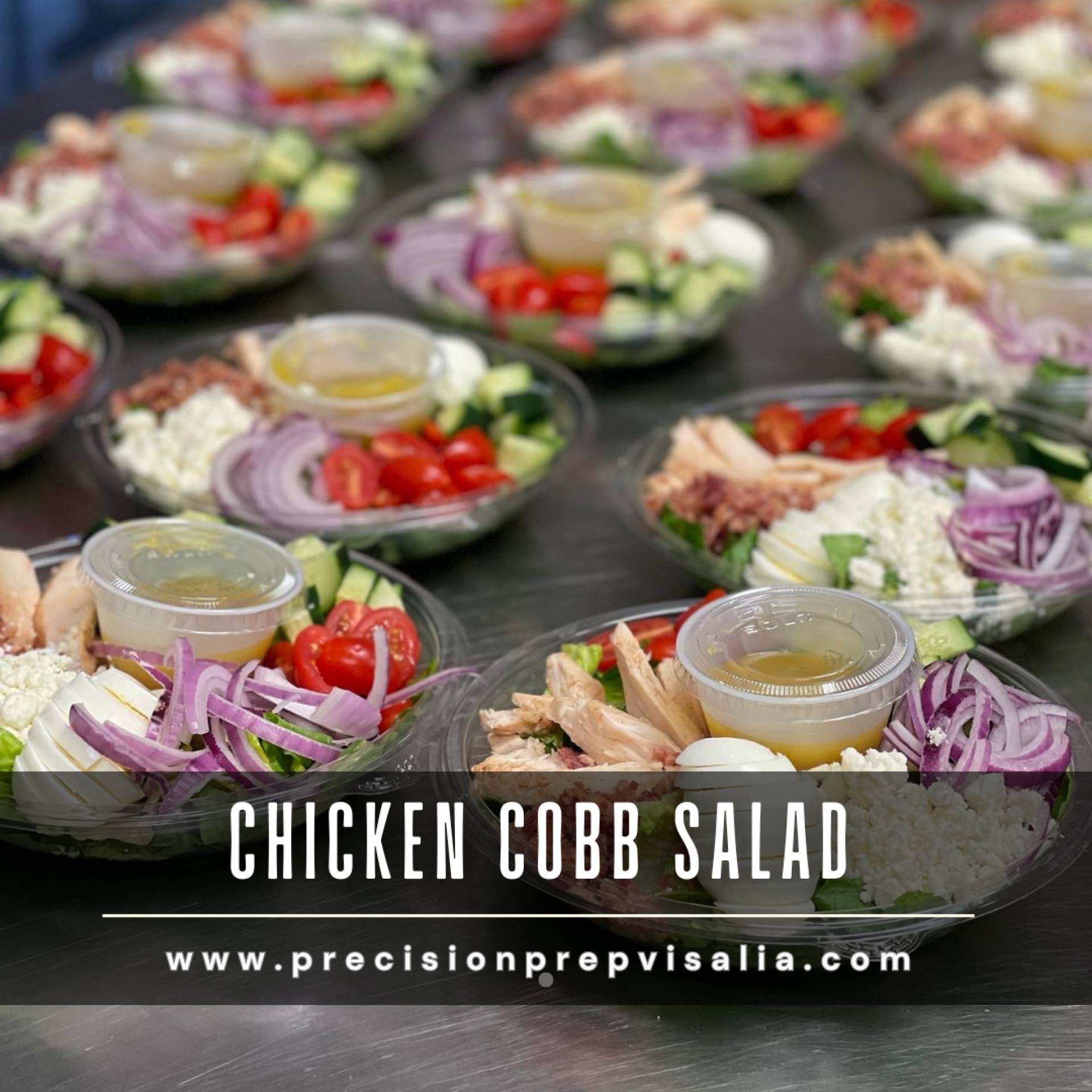 Chicken Cobb Salad w/ Honey Dijon Vinaigrette