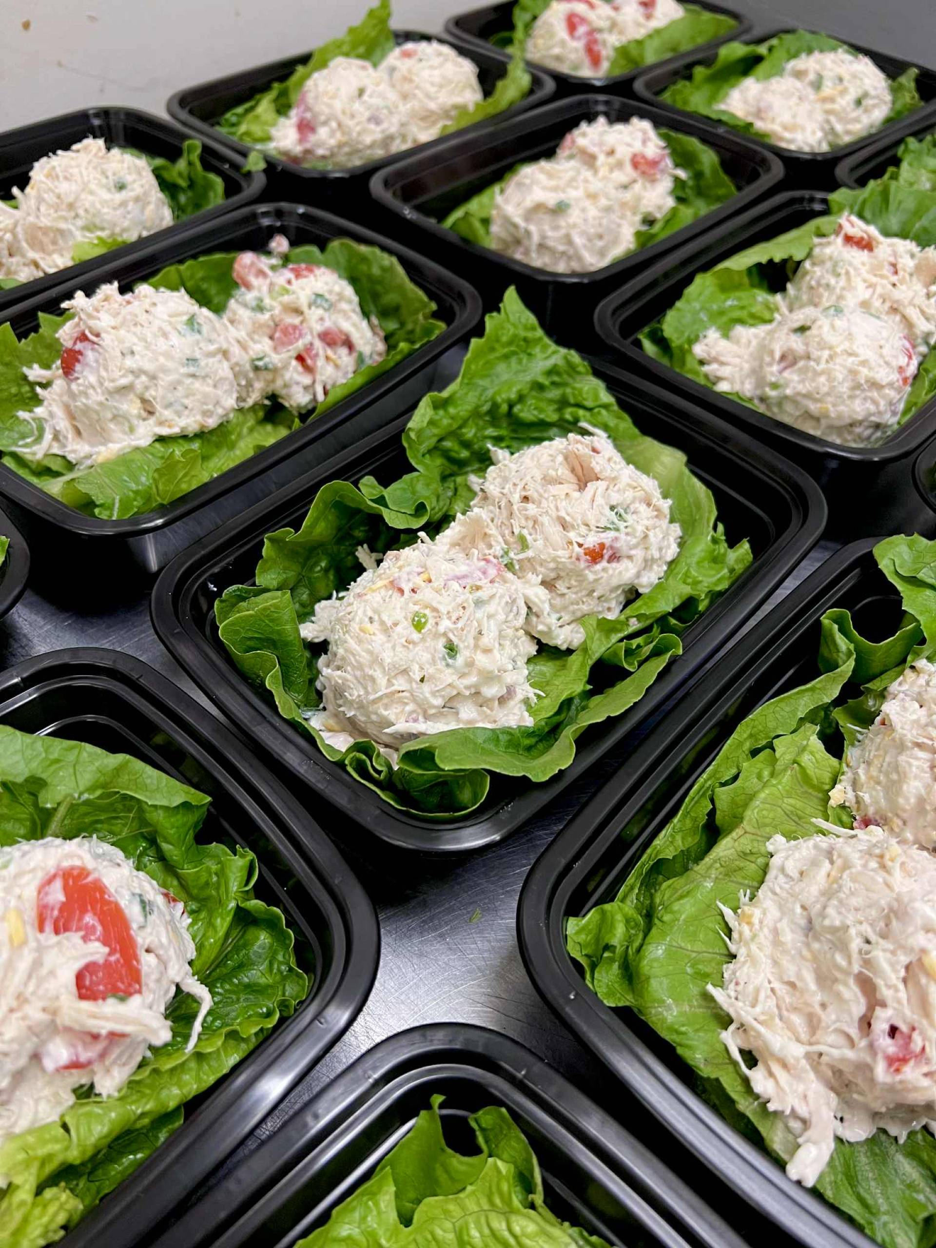 Ranch BLT Chicken Lettuce Cups